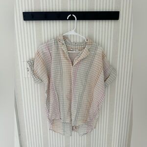 Lakeline Popover Rainbow Plaid